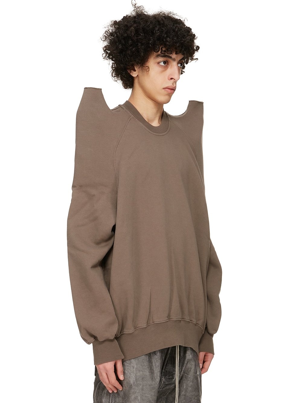 RICK OWENS DRKSHDW Tecsweat スウェットシャツ Black Hollywood Tecsweat Sweatshirt by Rick Owens DRKSHDW on