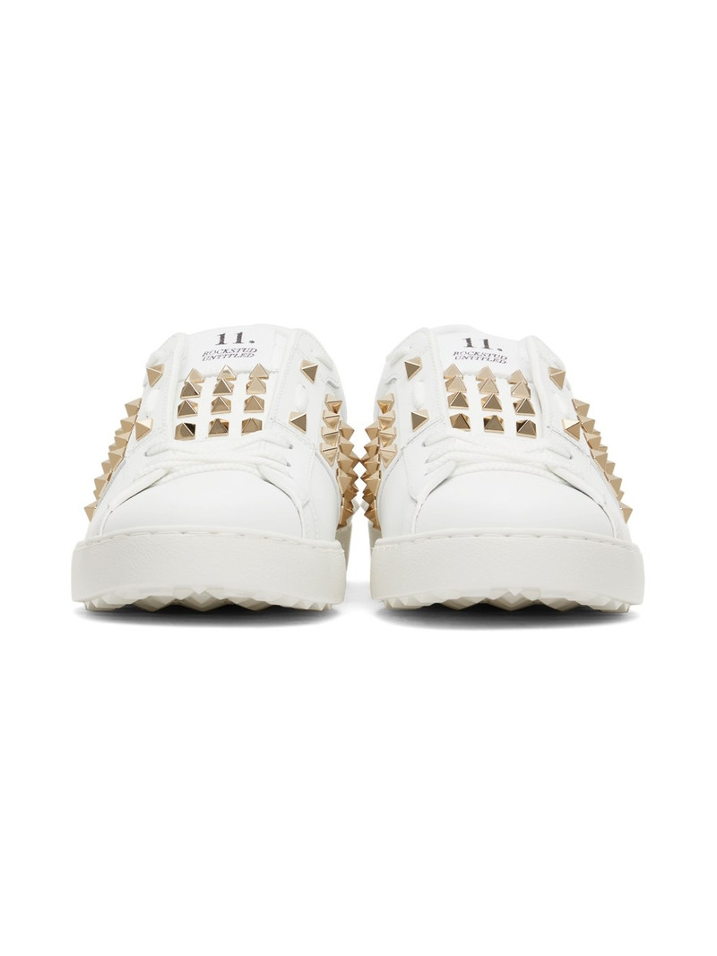 White Untitled Open Sneakers 2