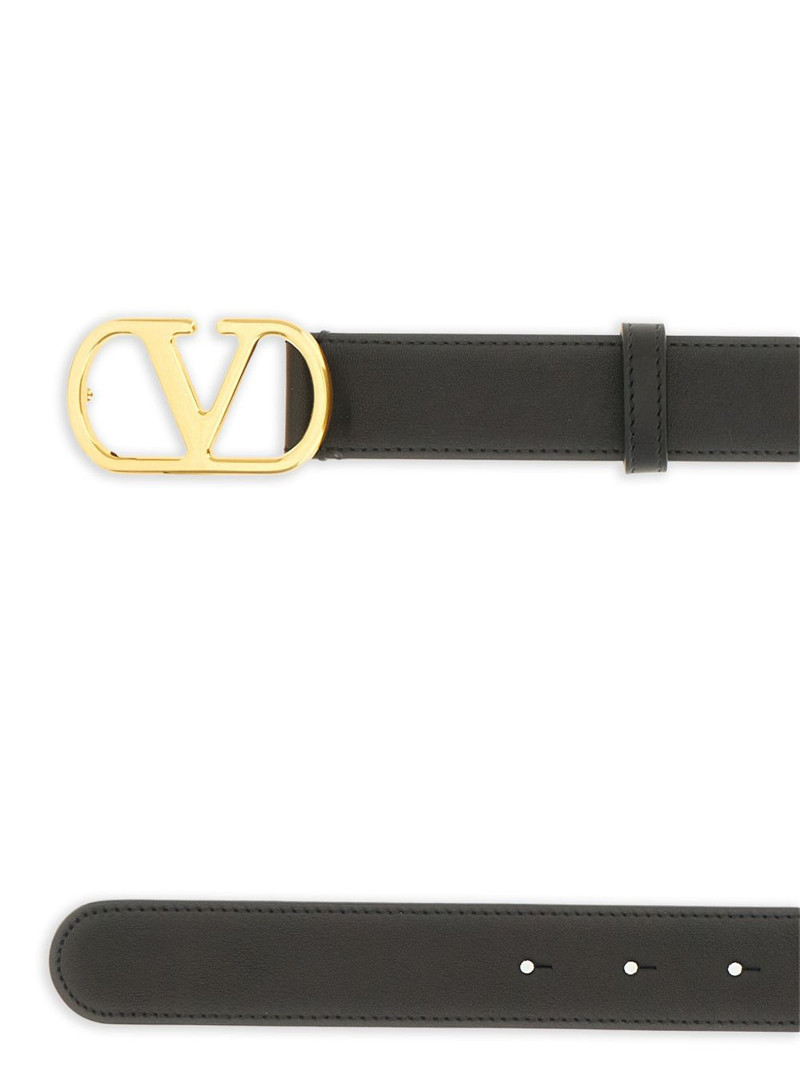 Valentino VLogo-buckle leather belt outlook