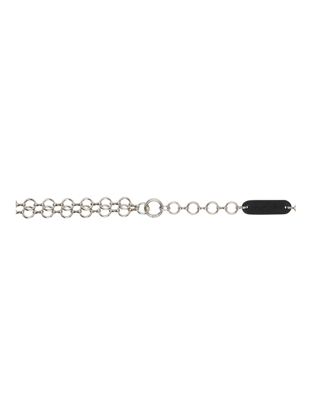 Silver Y2K Hip Chain Belt - 1