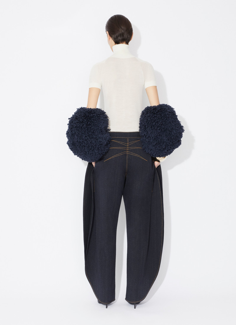 Alaïa SHORT SLEEVE BODY IN SHEER WOOL KNIT outlook