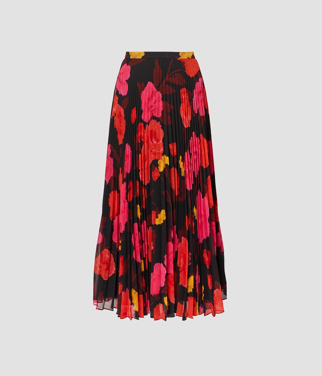 Pleated Midi Skirt - 1