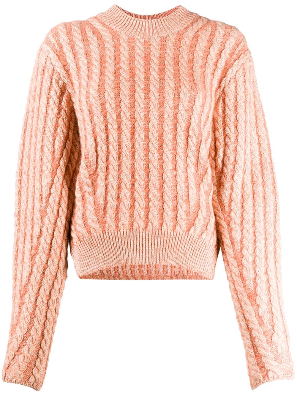 cable knit jumper - 1