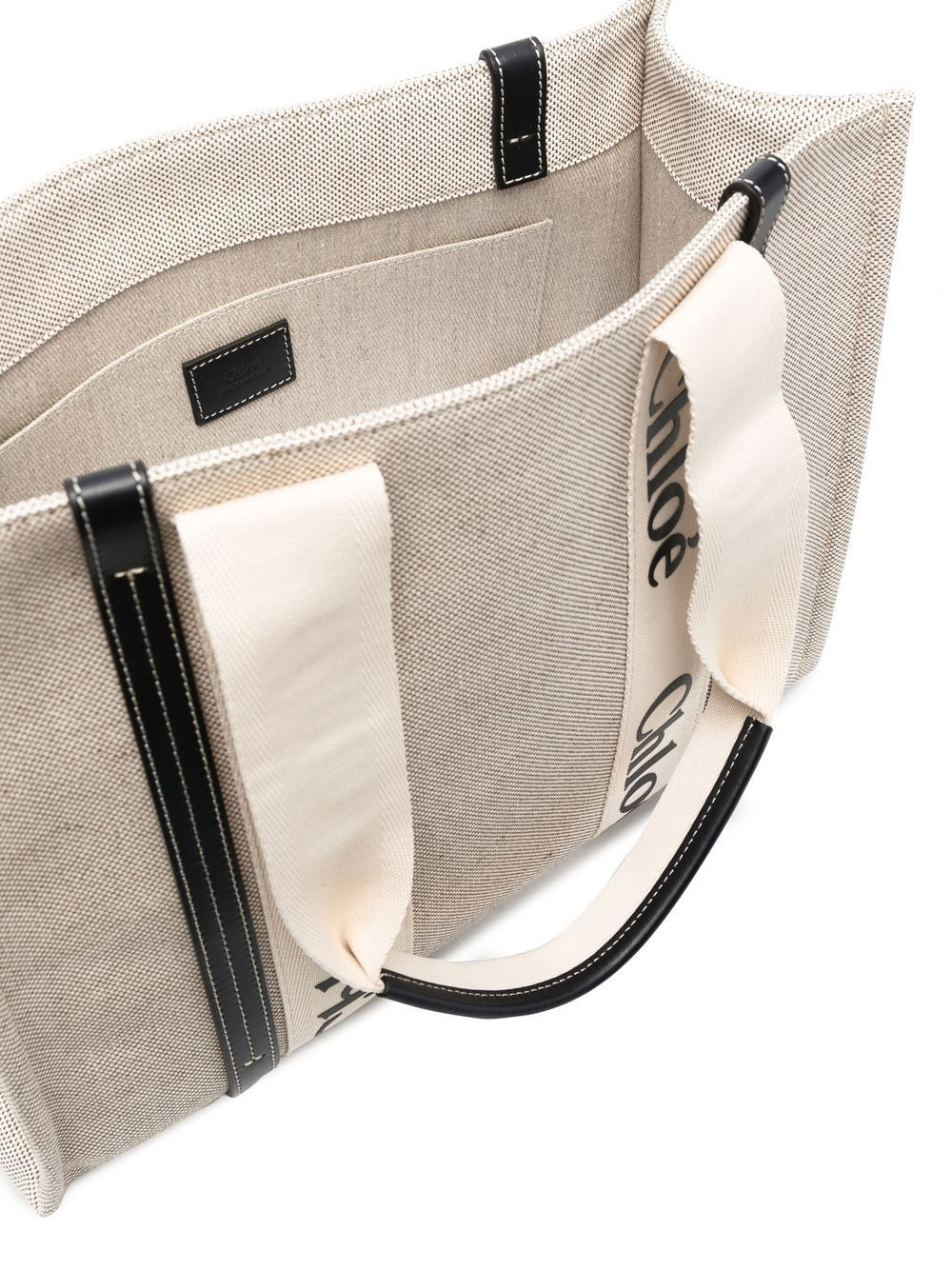 Chloé Women Woody Canvas Medium Tote - 3