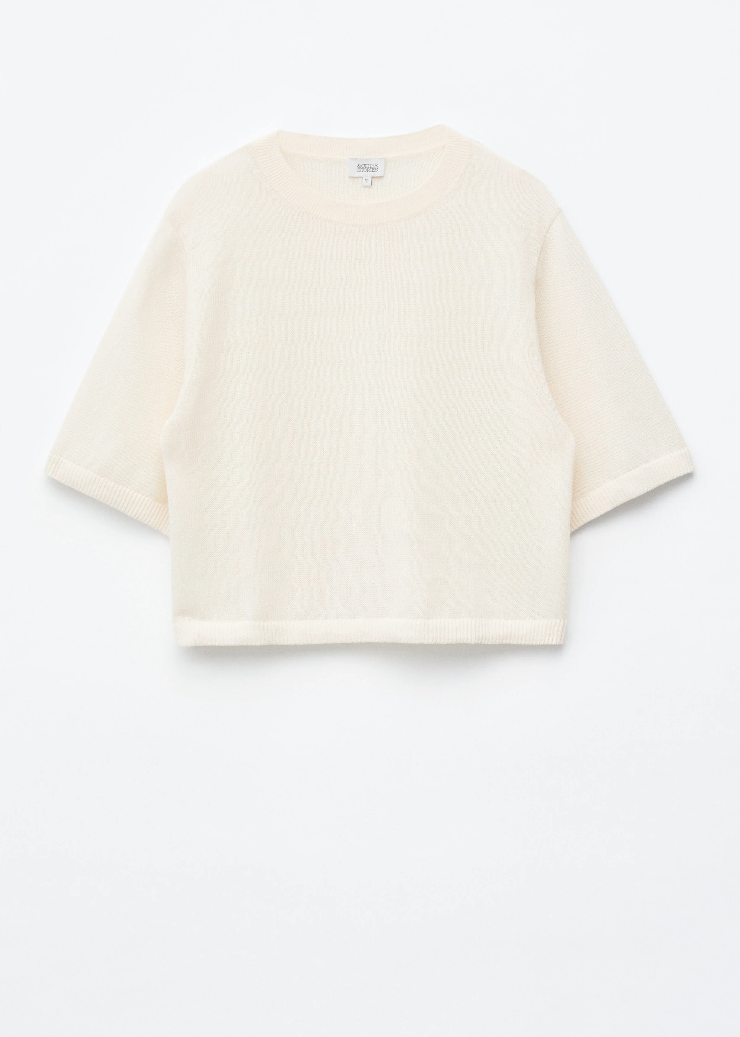 Knitted Cotton T-Shirt - 1