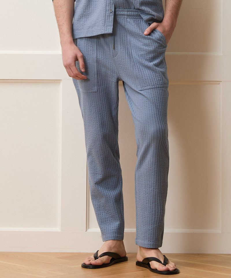 TODD SNYDER Knit Seersucker Pant outlook