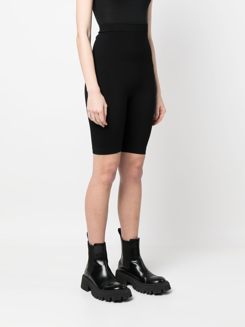 【送料&関税込】Balenciaga Black Stretch Terry Fabric Leggin BALENCIAGA Black stretch terry fabric leggings