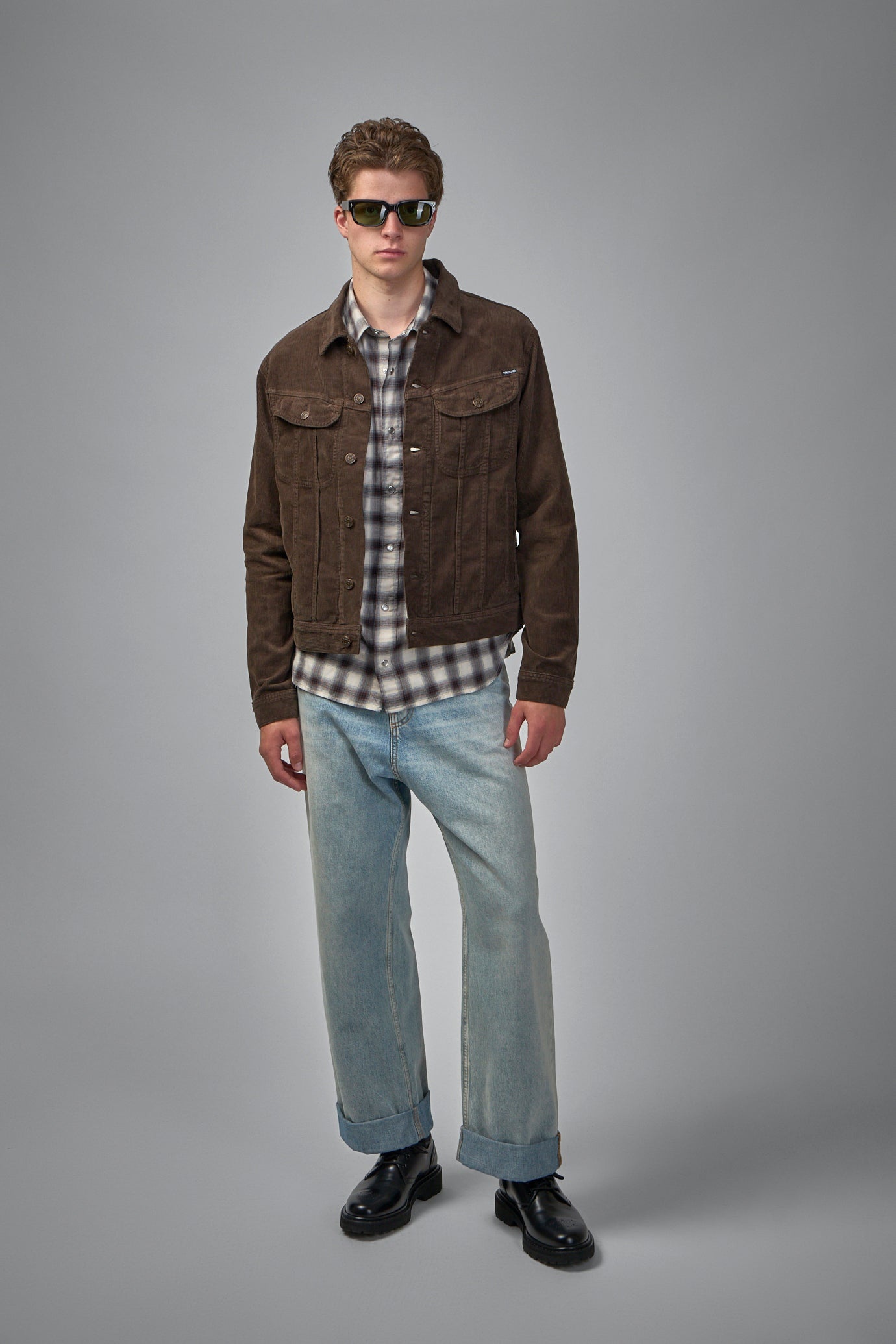Western Fluid Check Slim Fit Western Shirt - 2