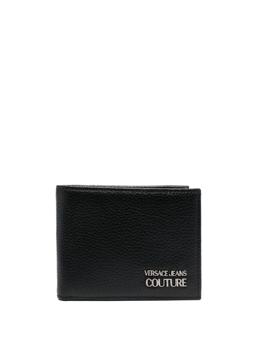 logo-plaque leather wallet - 1