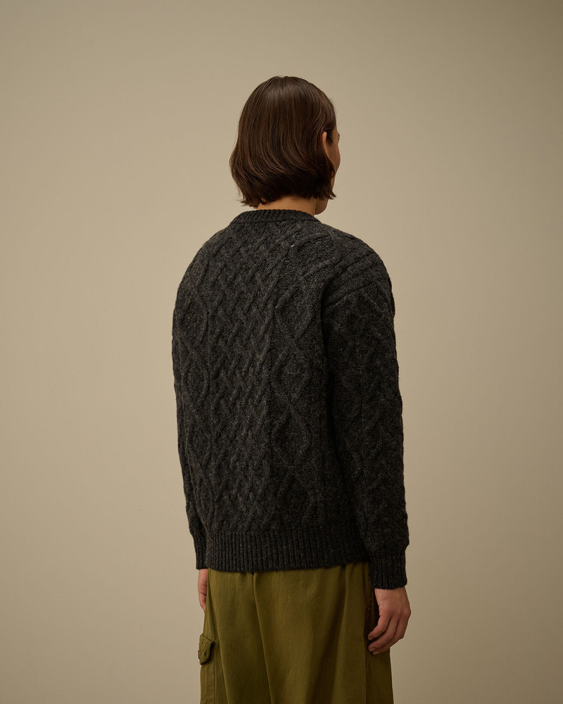 Wool Soft Shetland Crewneck Sweater 4