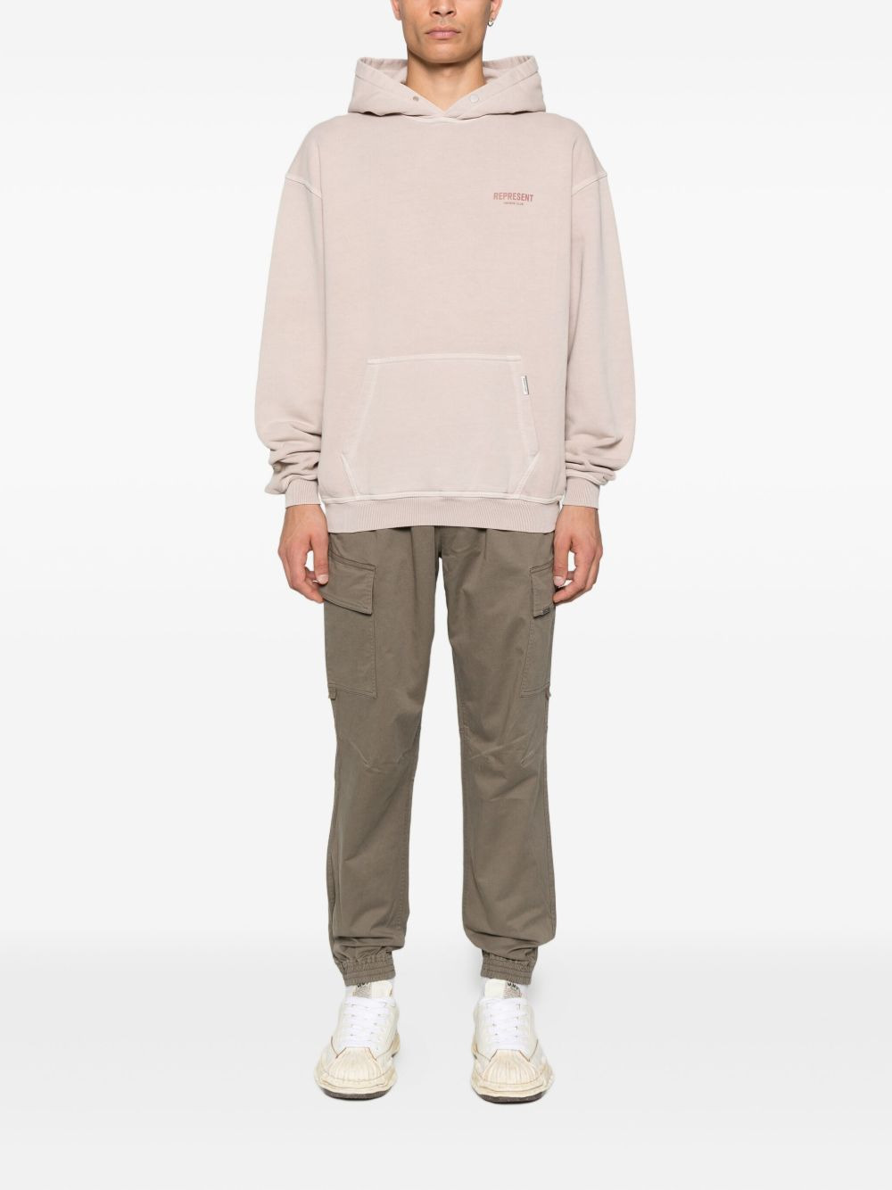 cuffed cargo trousers - 2