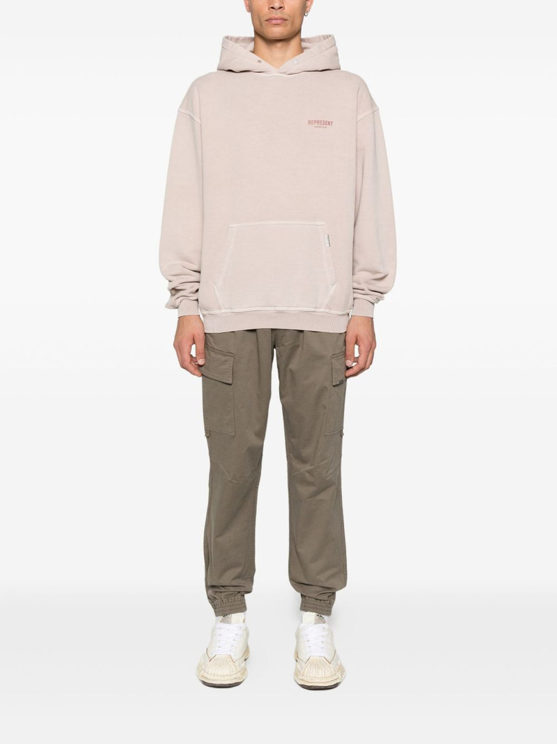 REPRESENT cuffed cargo trousers outlook