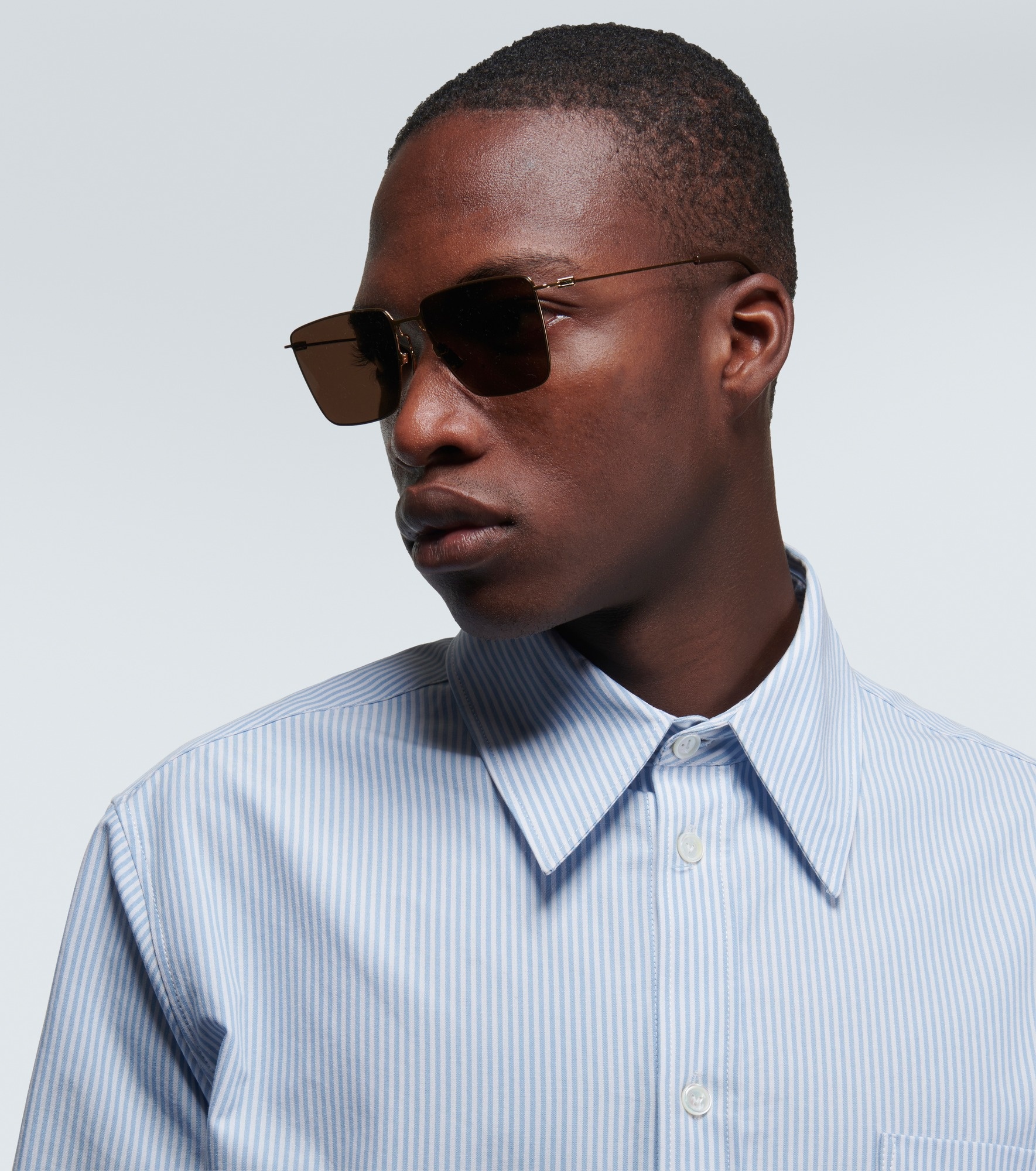 Ultrathin rectangular sunglasses - 3