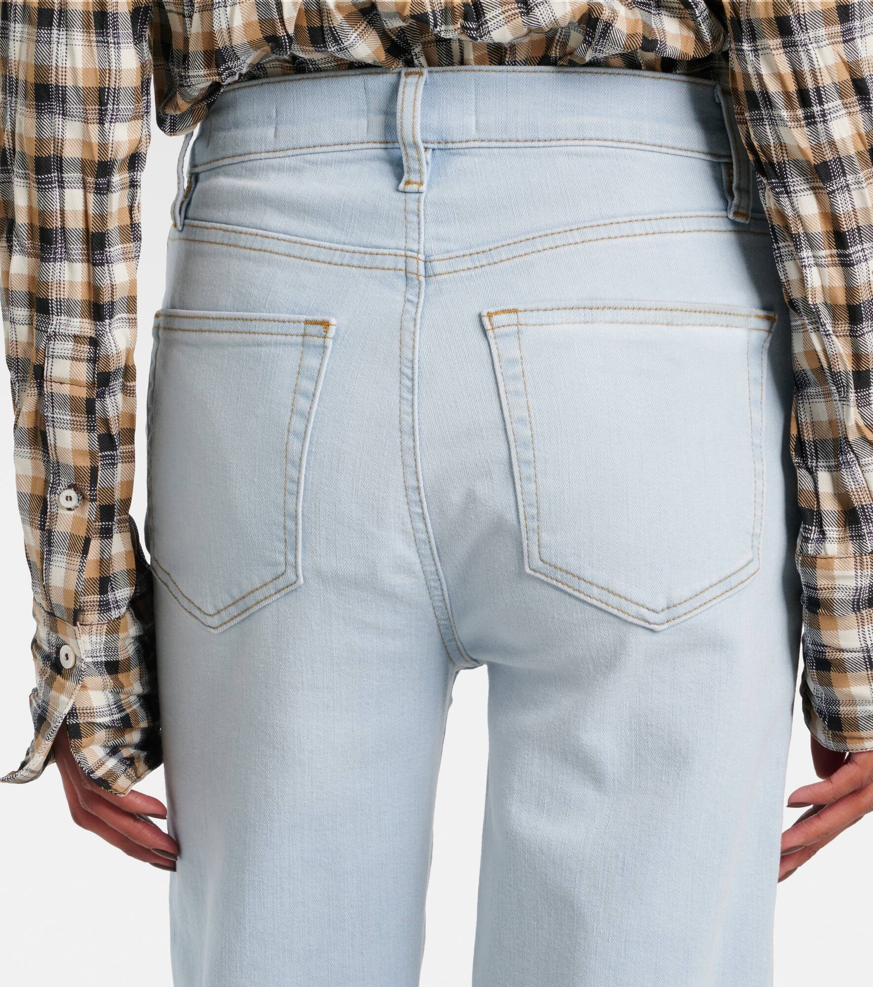 Le Sleek high-rise straight jeans - 6