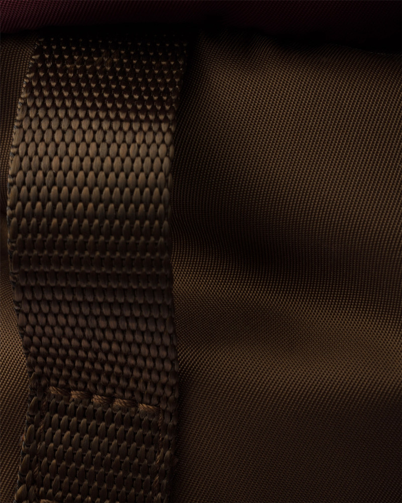 Re-Nylon and Saffiano leather backpack 6