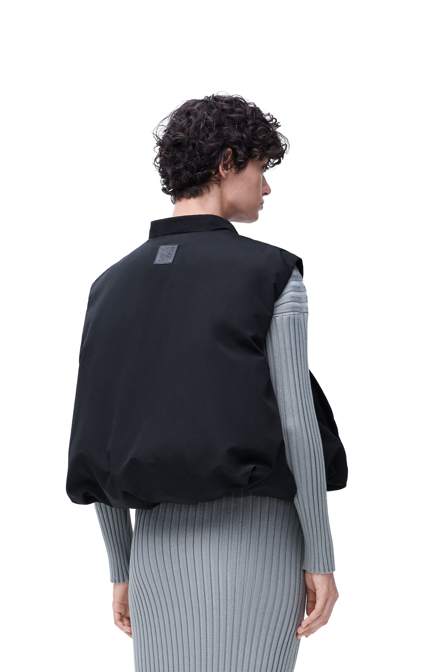 Puffer vest in cotton blend - 6