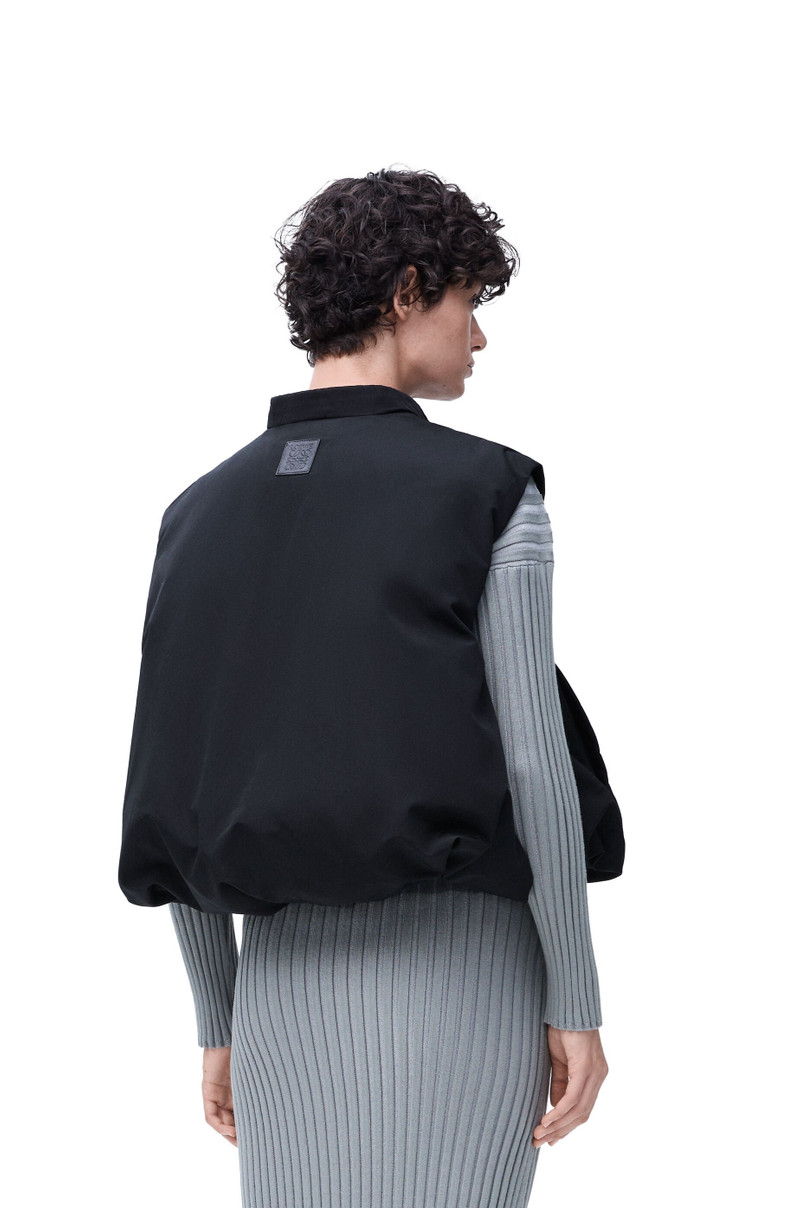 Puffer vest in cotton blend 6