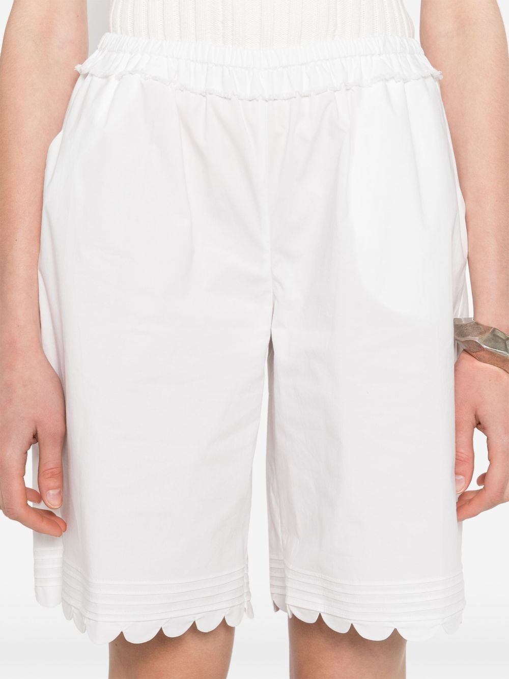 organic cotton-blend shorts - 5