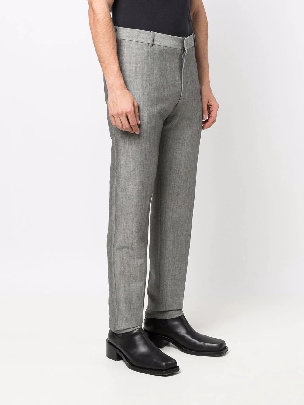 straight-leg tailored trousers - 3