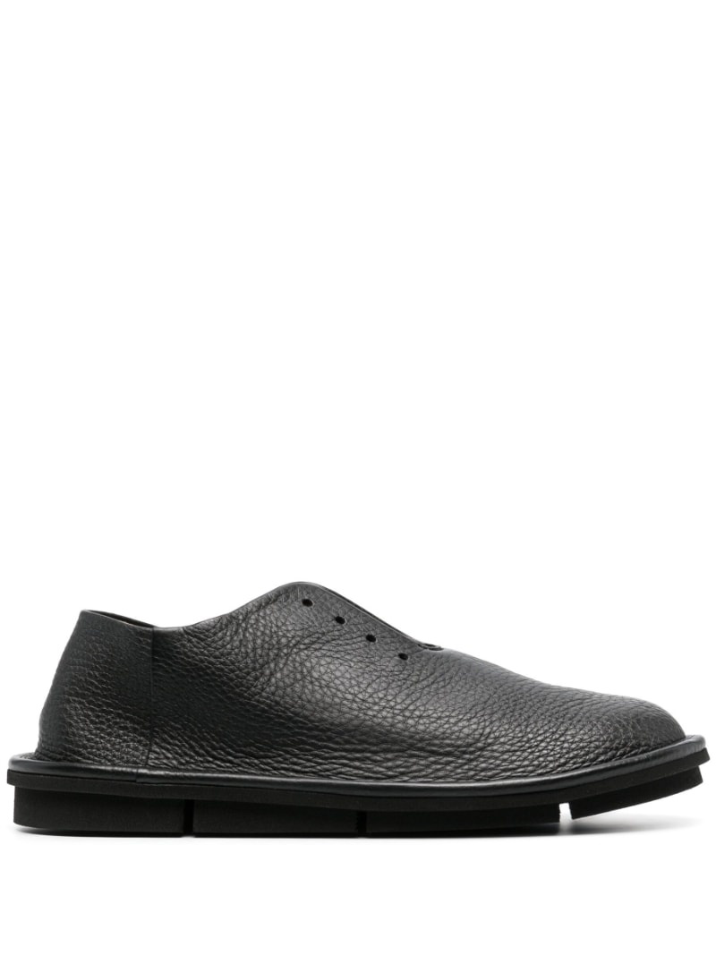 lace-up leather oxford shoes - 1