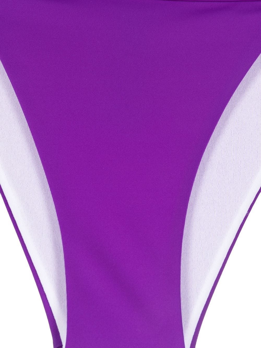 logo-print side-tie bikini bottoms - 3