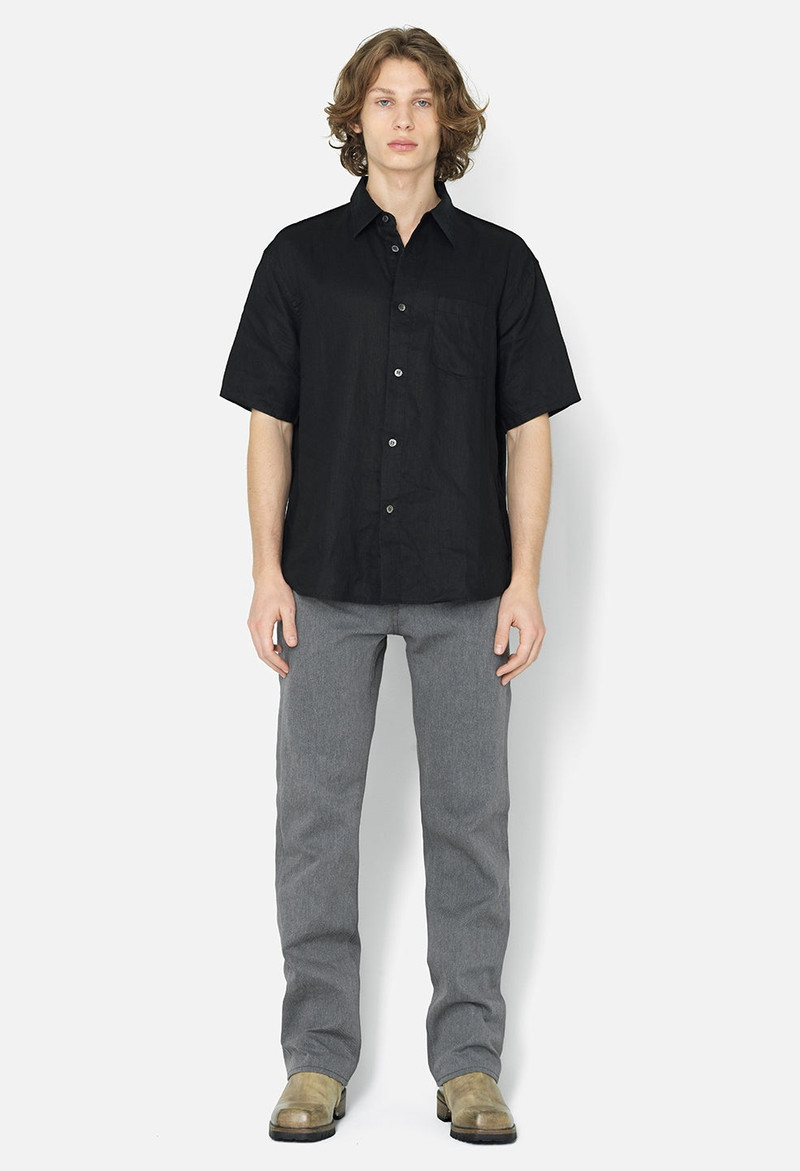 John Elliott LINEN SS CLOAK BUTTON UP outlook