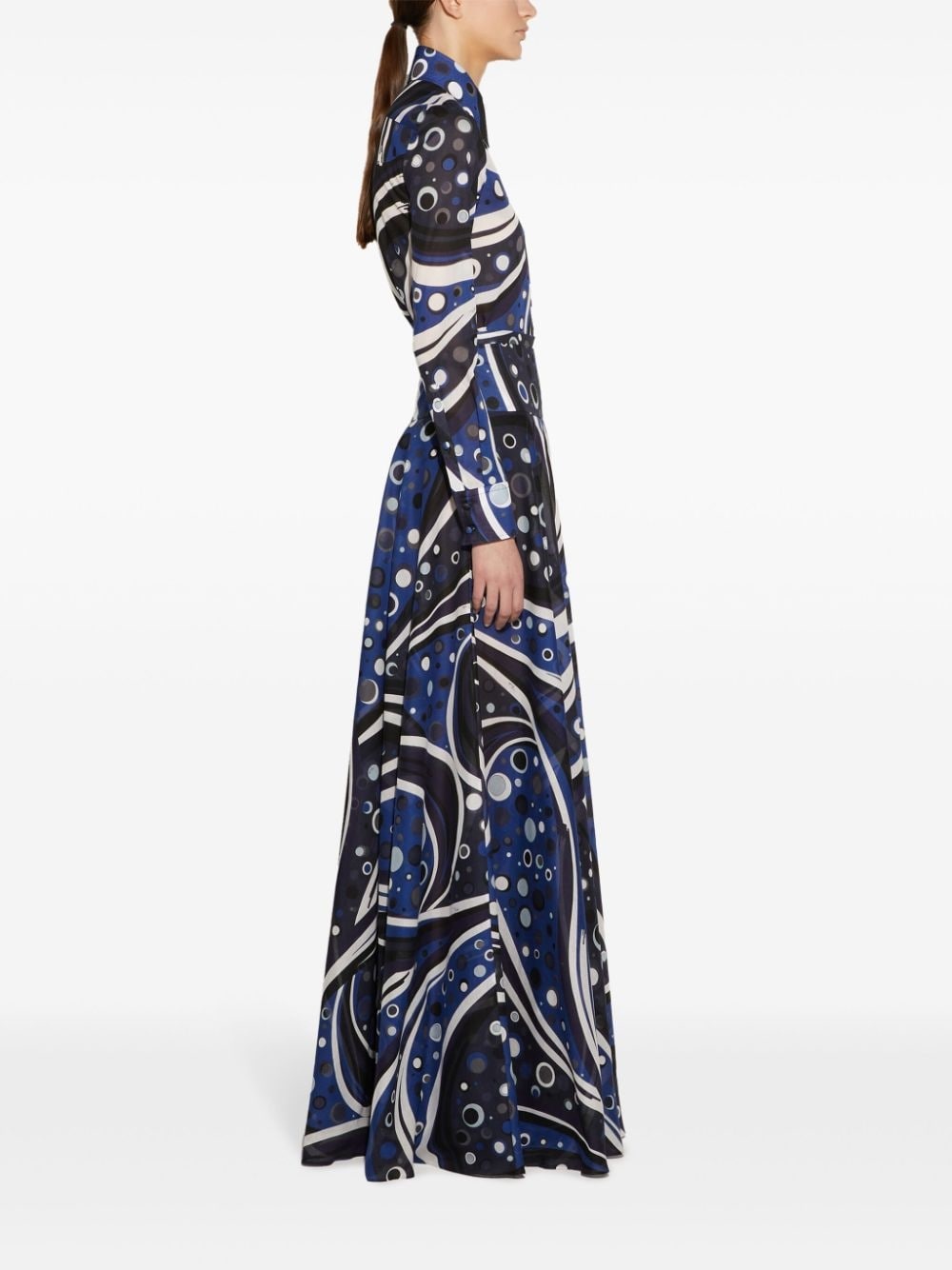 fontane-print cotton skirt - 3