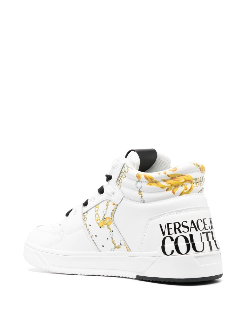 Starlight logo-print leather sneakers - 3