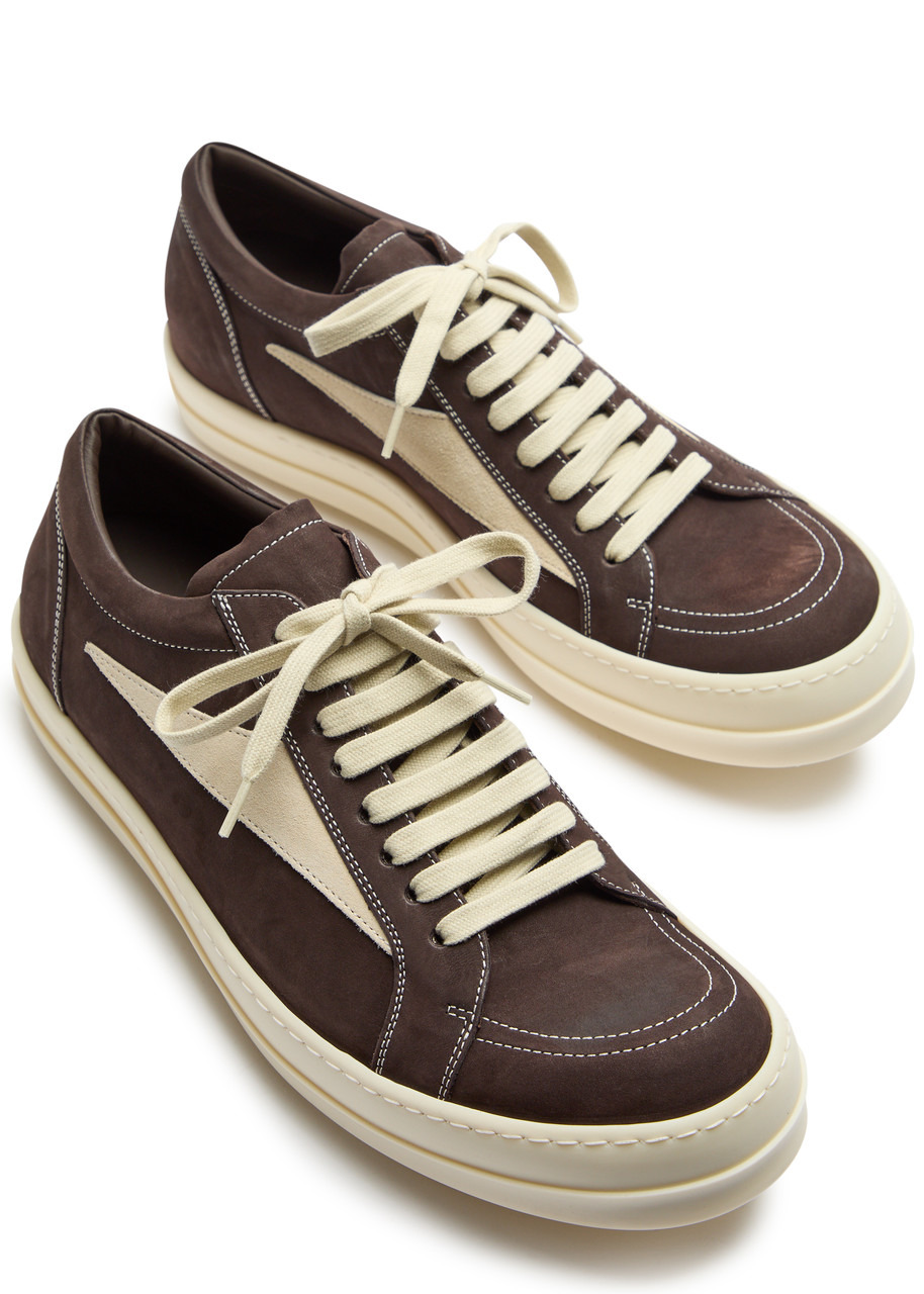 Rick Owens Suede and Leather Sneakers - 3