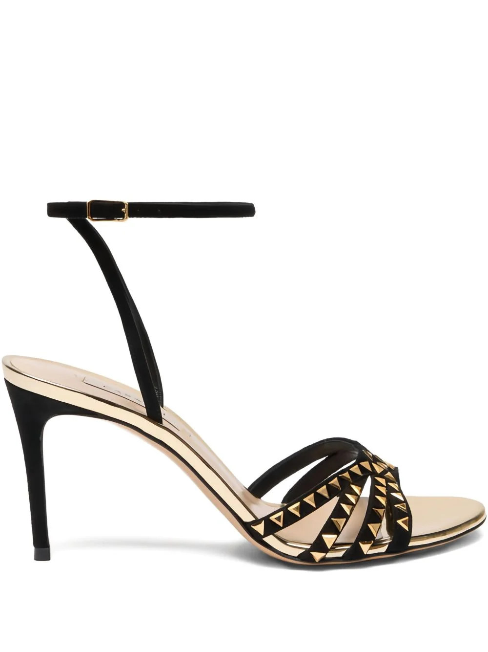 180mm leather studded sandals - 1