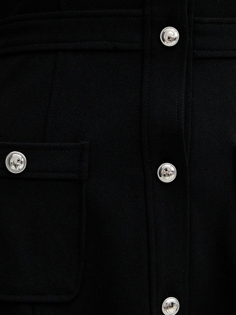 patch-pocket mini dress - 4