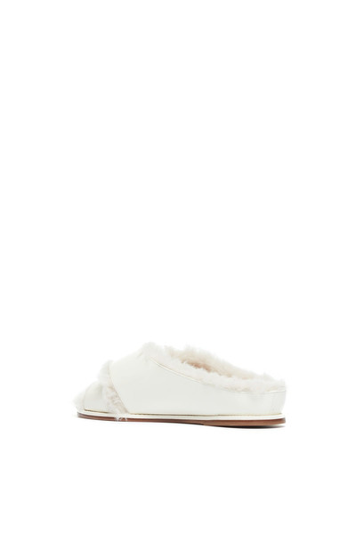 GABRIELA HEARST Ellington Slide with Cream Wool Fur outlook