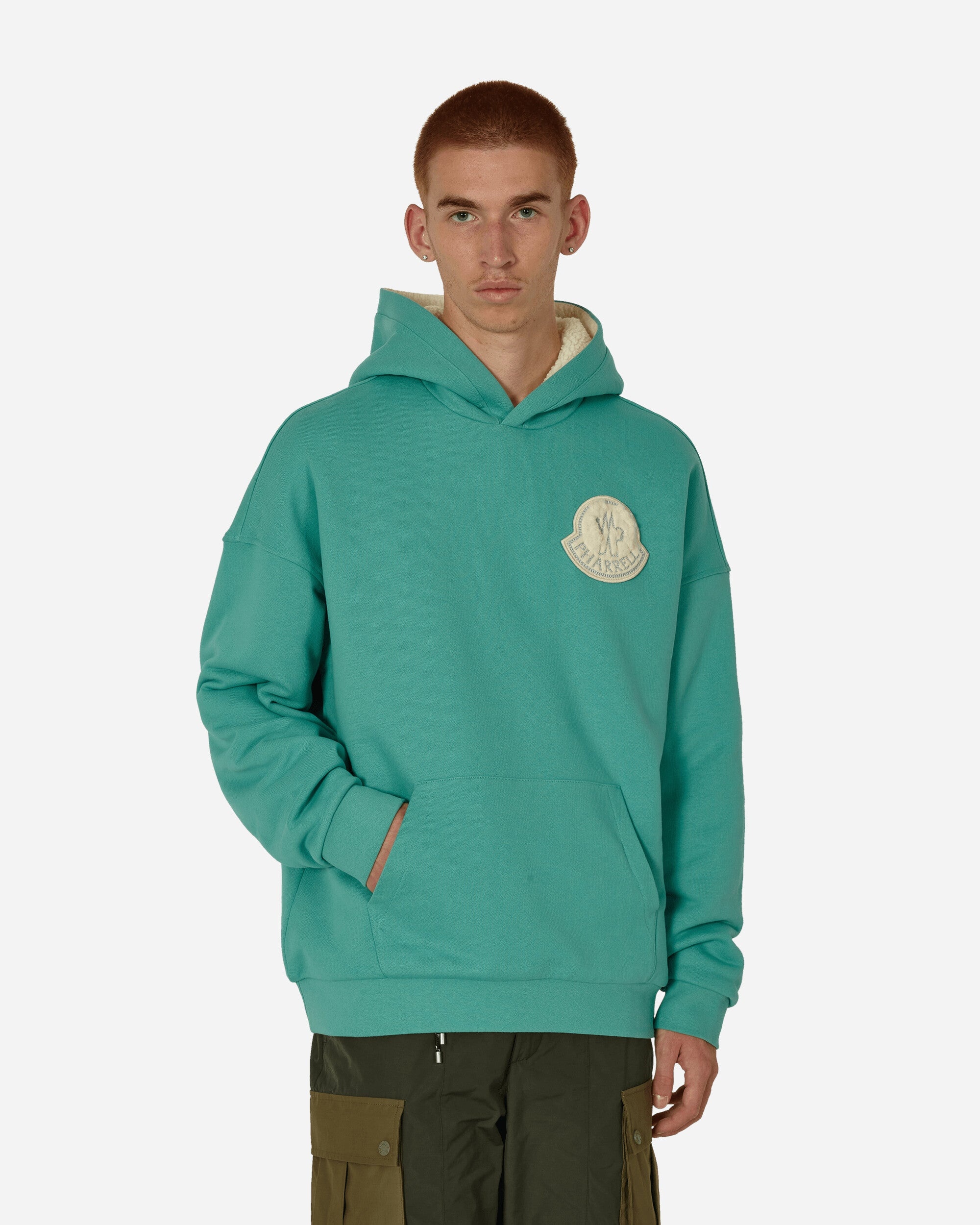 Moncler Pharrell Williams Reversible Hooded Sweatshirt Green  