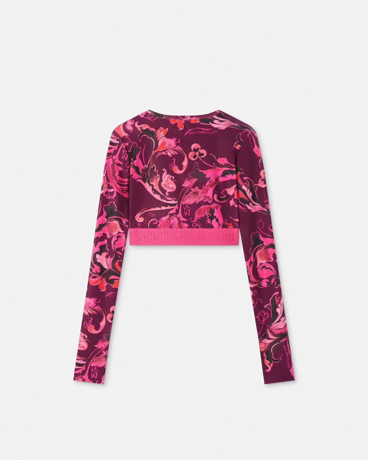 Porcelain Barocco Crop Top - 3