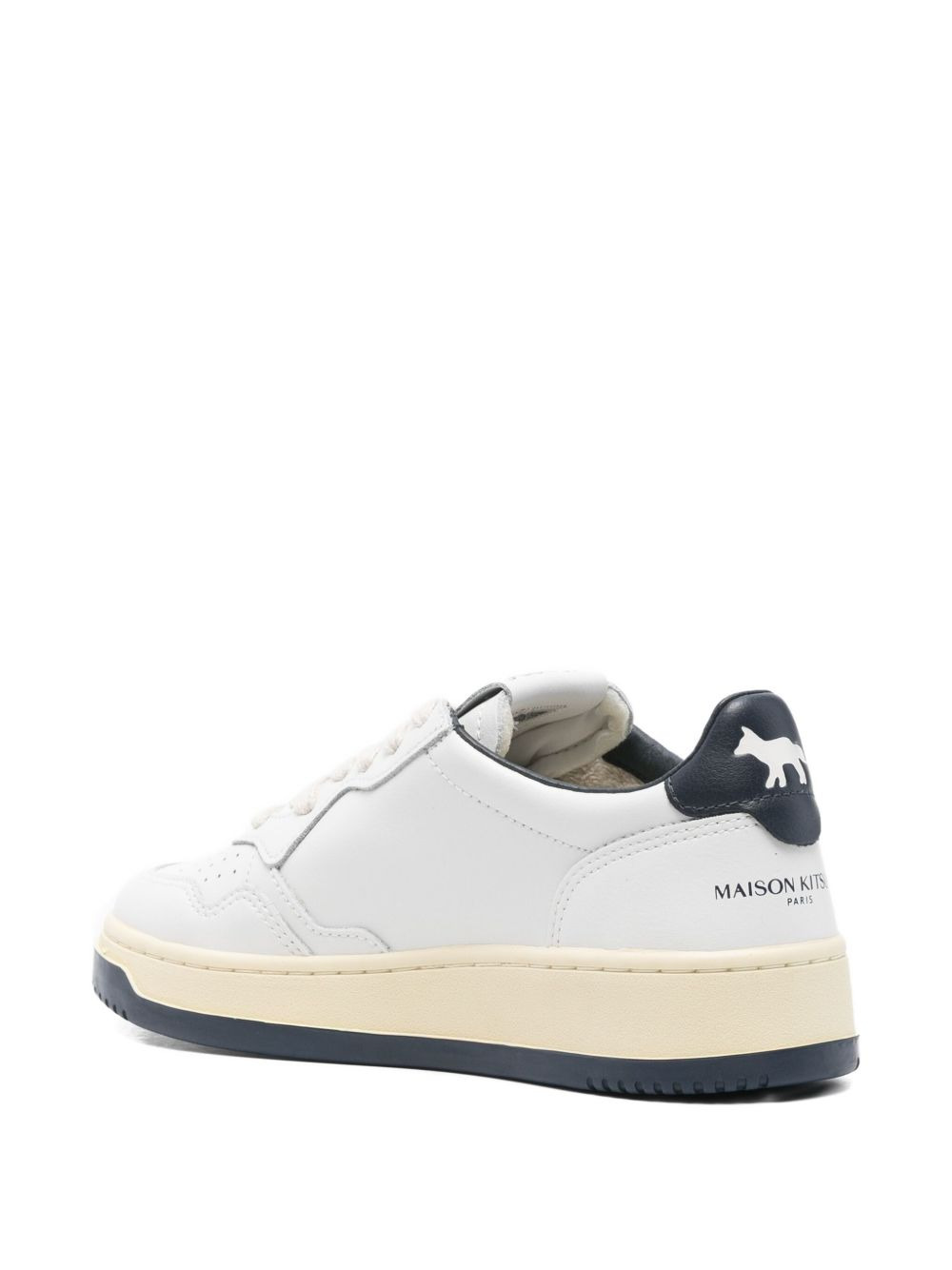 x Maison Kitsuné leather low-top sneakers - 3