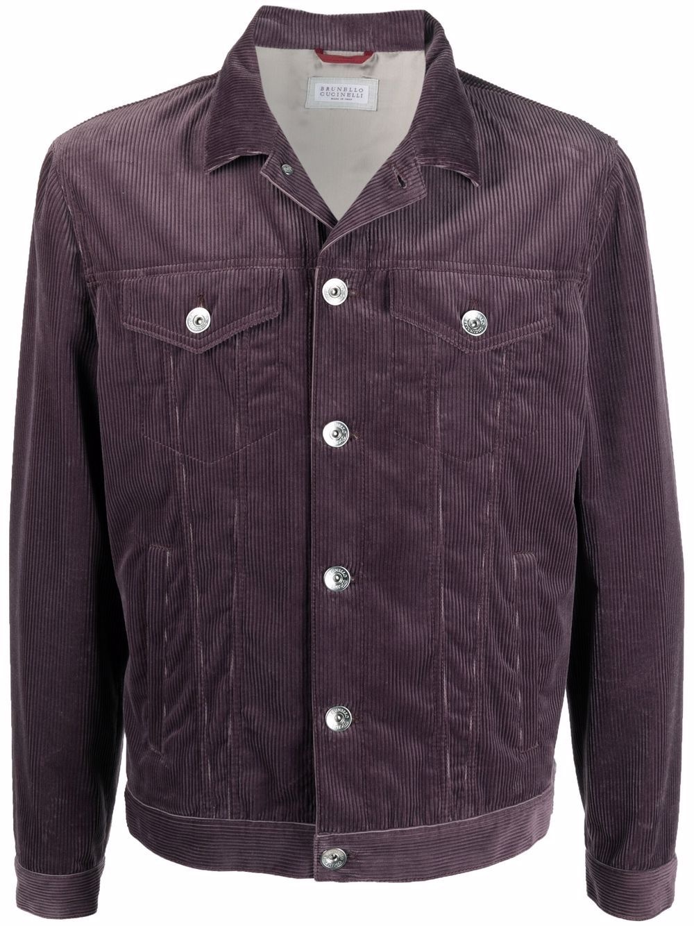 corduroy shirt jacket - 1