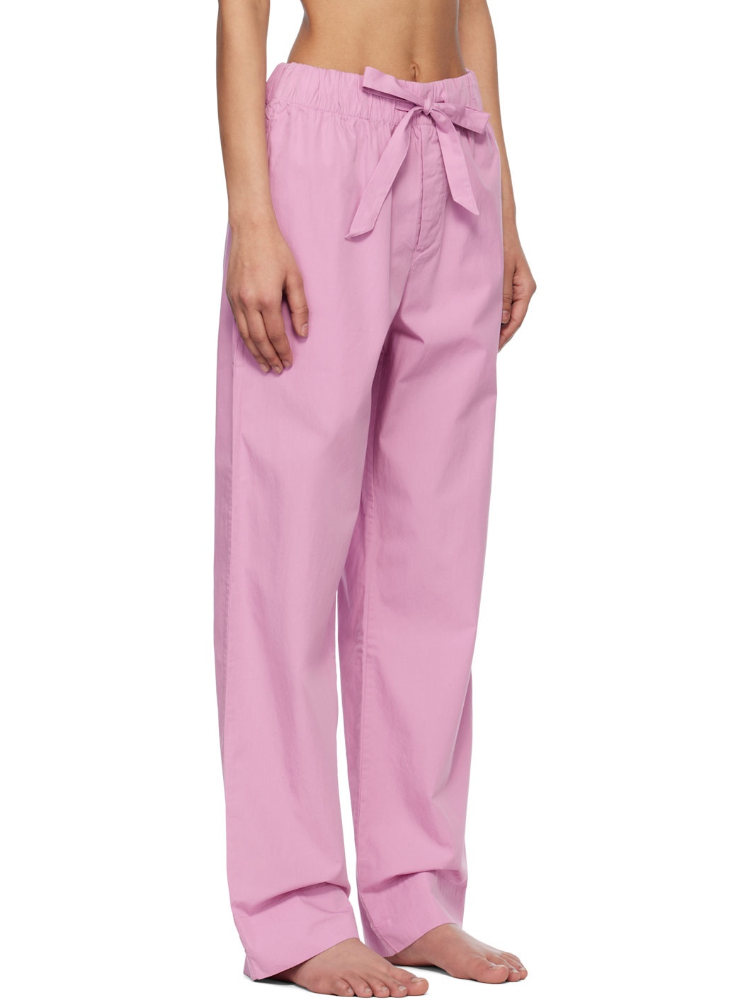 Purple Poplin Pyjama Pants - 2