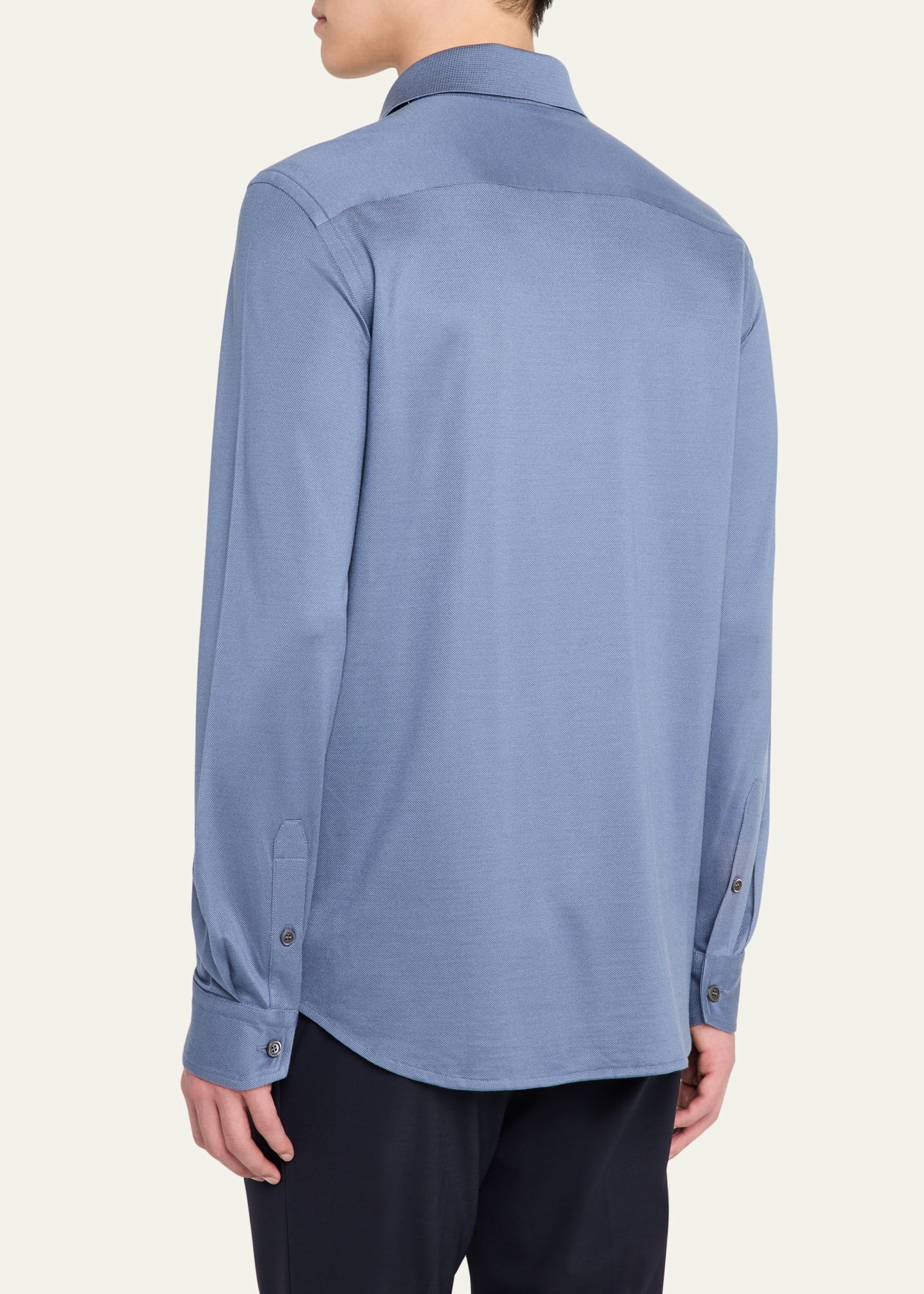 Men's Silk Pique Sport Shirt - 3