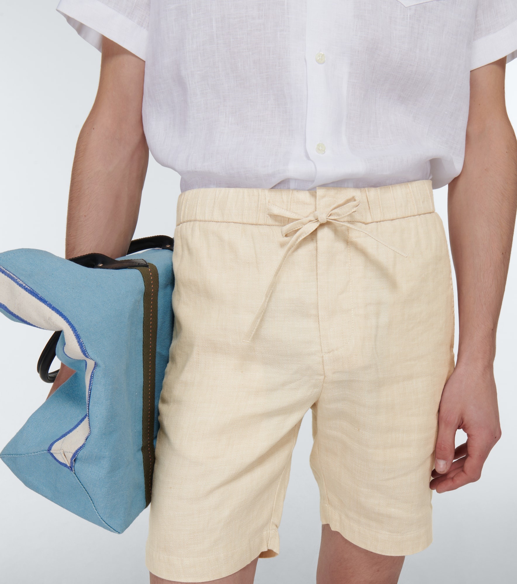 Felipe linen and cotton shorts - 5