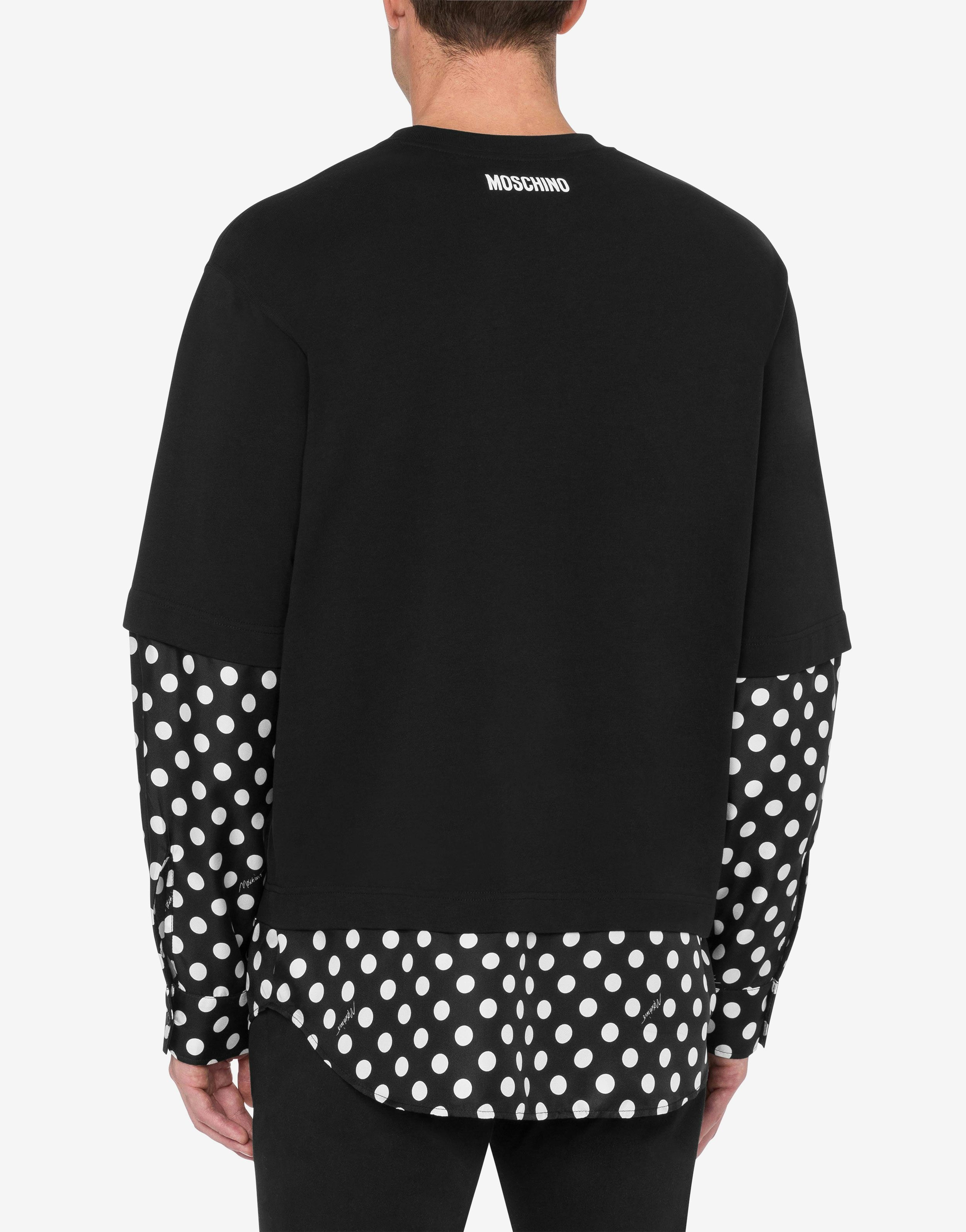 POLKA DOTS SWEATSHIRT WITH INSERTS - 3