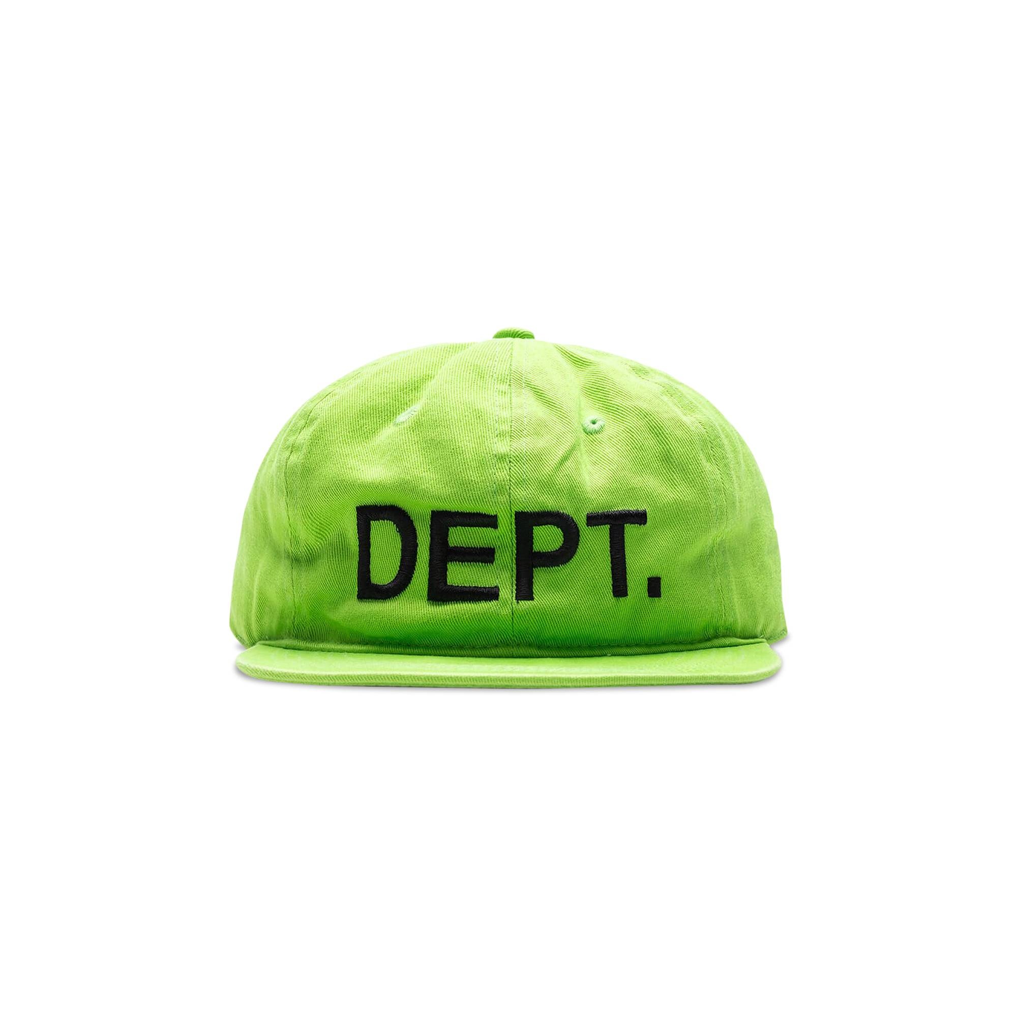 Gallery Dept. Logo Embroidered Cap 'Flo Green' - 1