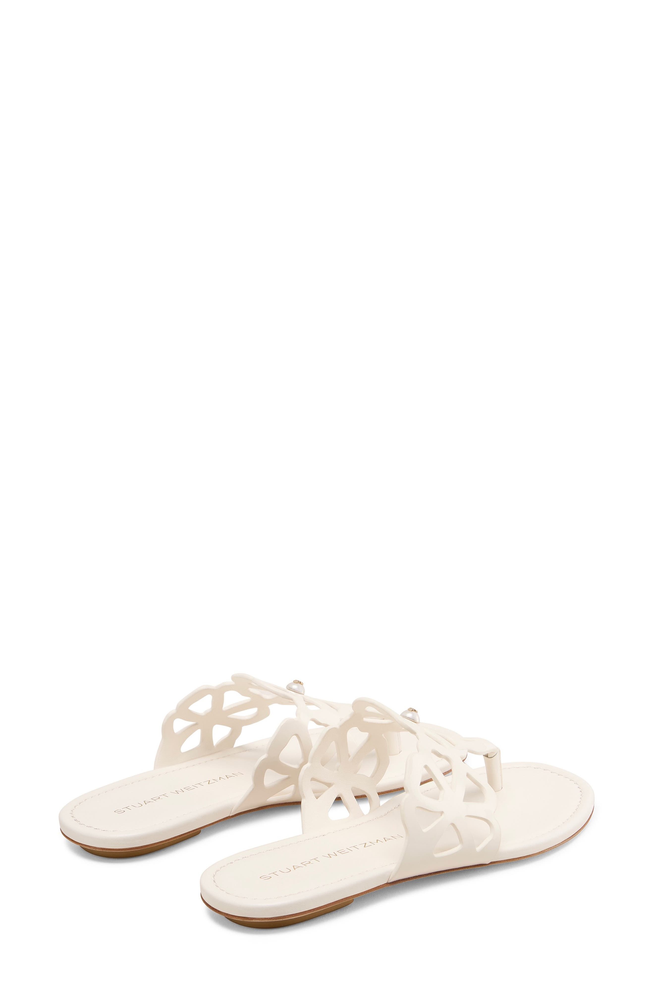 Stuart Weitzman Jasmine Cutout Sandal in Cream at Nordstrom - 2