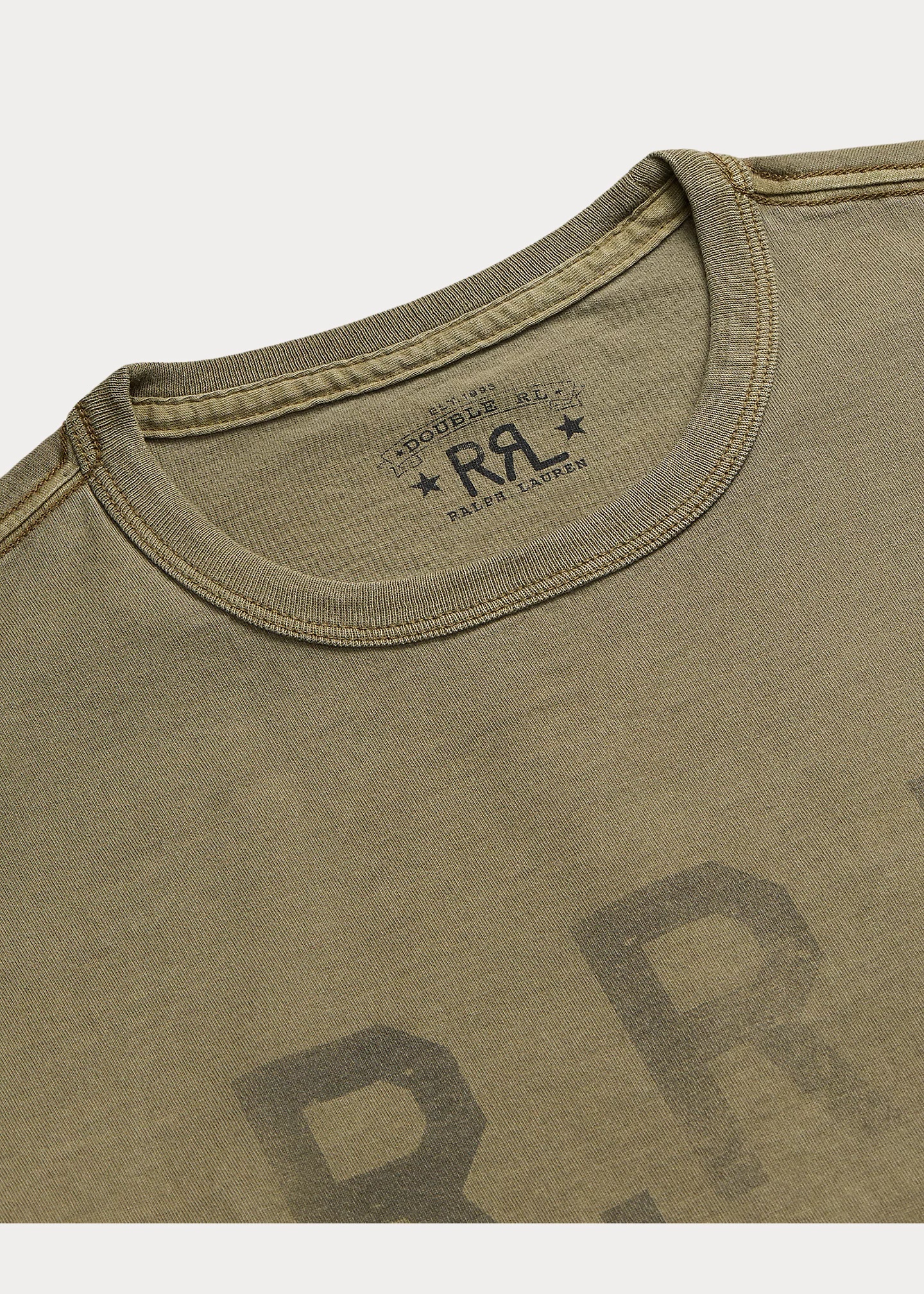 Garment-Dyed Logo Jersey T-Shirt - 3