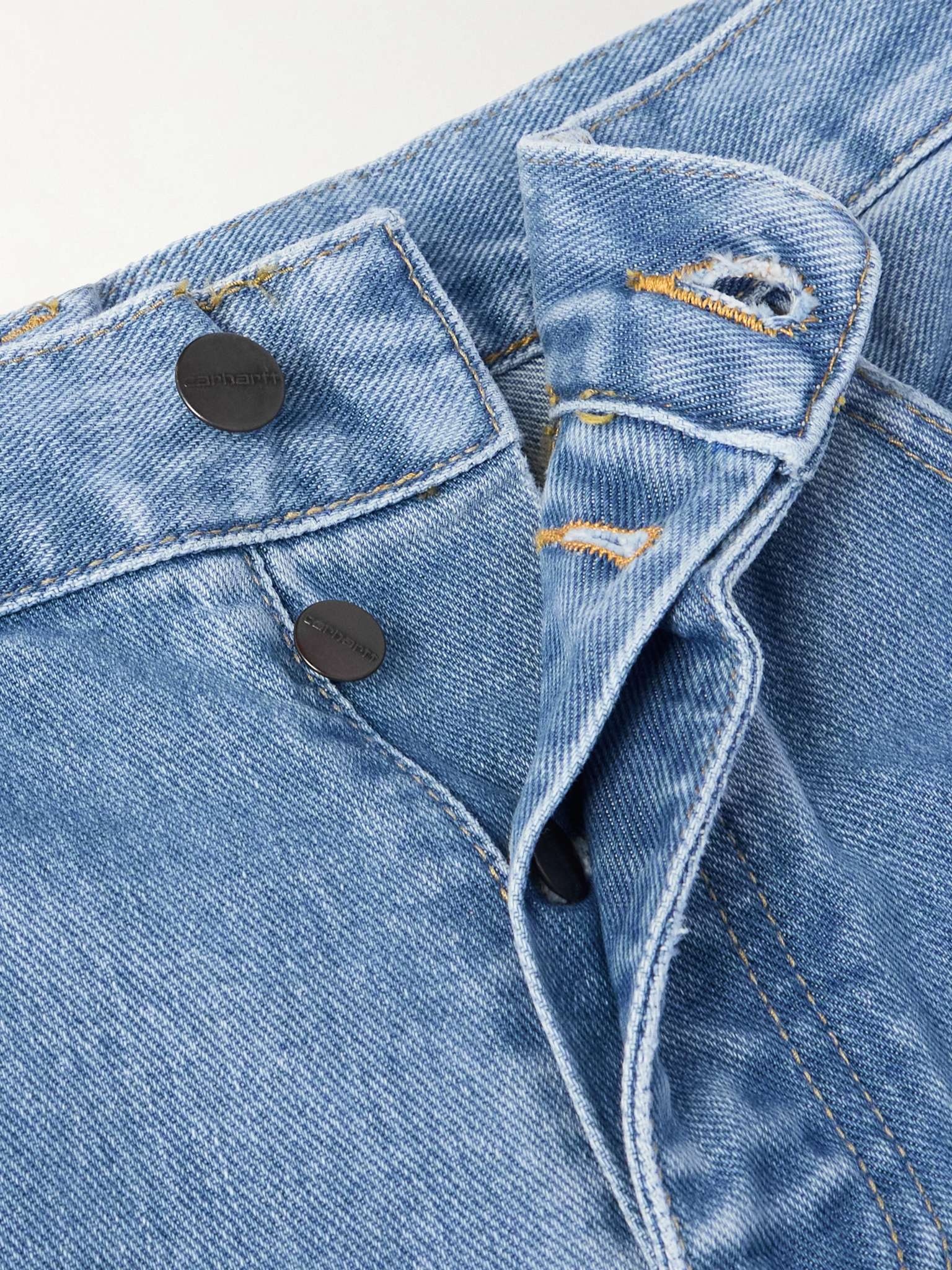 Newel Tapered Logo-Appliquéd Jeans - 3