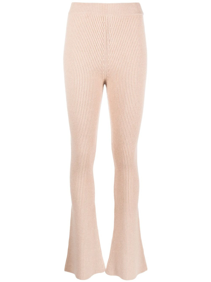 high-waist knitted trousers 1