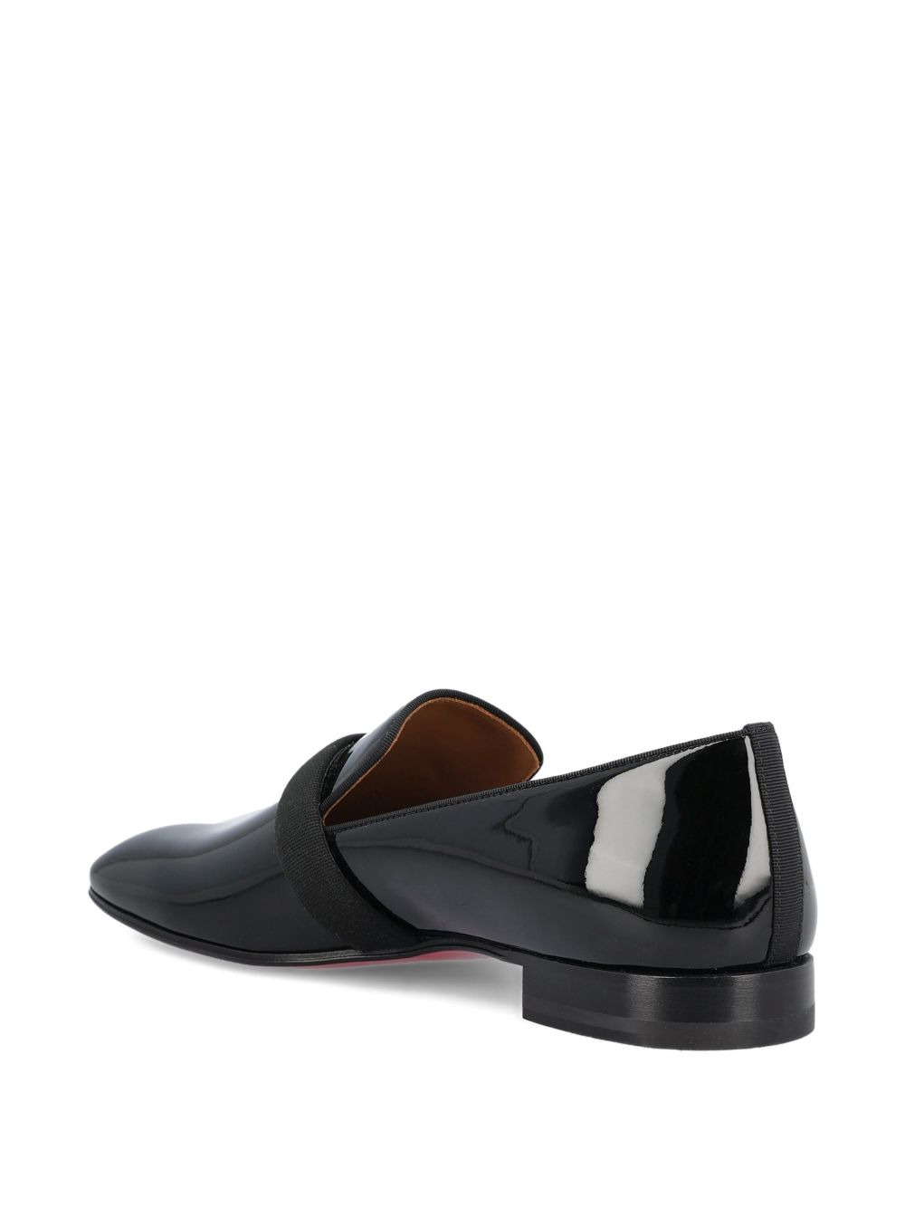 Dandydeco ribbon leather loafers - 4