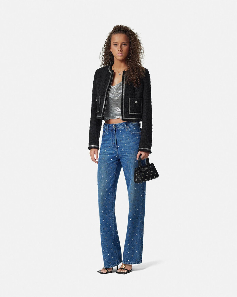 VERSACE Cielo Stellato Medusa '95 Boyfriend Jeans outlook