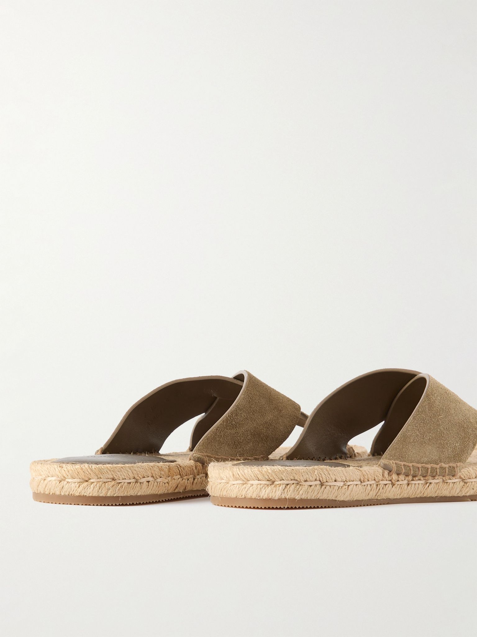 Panarea Suede Sandals Green - 5
