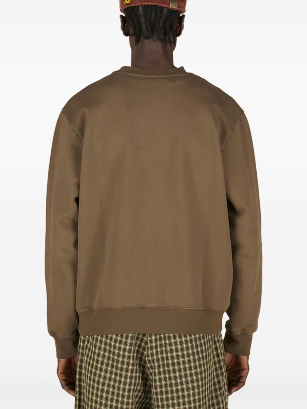 embroidered-logo sweatshirt - 3
