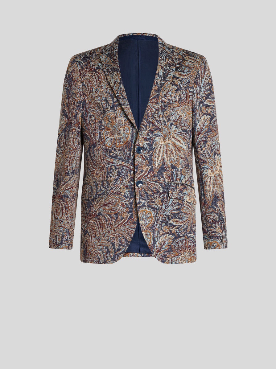 JERSEY JACQUARD JACKET - 1